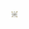 Genuine White Diamond -14Kt Yellow Gold - Image 3