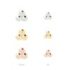 3 Bead Cluster -14kt Rose Gold - Image 3