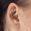 Clear Prong Set Zirconia Top -Titanium - Image 11