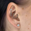 Clear Prong Set Zirconia Top -Titanium - Image 10