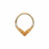 Rise + Shine -Citrine Ombre -14Kt Yellow Gold