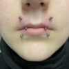 Internally Threaded Curved Barbell -Titanium - Image 2