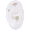 Trillion Swarovski -14Kt Rose Gold - Image 3