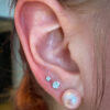 Clear Prong Set Zirconia Top -Titanium - Image 7