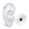 Internally Threaded Labret -Black PVD Titanium - Image 2