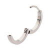 Earring With Desing 2mm Thick & Clear Zirkonia -Titanium - Image 3