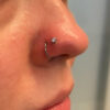 Clear Prong Set Zirconia Top -Titanium - Image 6