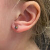 Rainbow Zirconia Flower Top- Titanium - Image 2