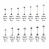 Internally Threaded Micro Barbell -Titanium - Image 2