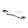 Internally Threaded Curved Barbell -Titanium - Image 3