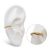 Double Hoop Clicker -24Kt Gold PVD Titanium - Image 3
