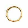 Bamboo Design Clicker -24Kt Gold PVD Titanium - Image 2