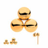 Trinity Ball Top -24Kt Gold PVD Titanium