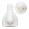 Teardrop Shape Clicker With Clear Zirconia -24Kt Gold PVD Titanium - Image 3