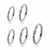 Piercing Ring With Pyramid Design -Titanium - Image 3