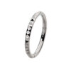 Piercing Ring With Pyramid Design -Titanium