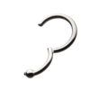 Piercing Ring With Ball -Titanium - Image 3