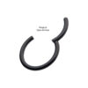 Hinged Segment Clicker -Black PVD Titanium - Image 3