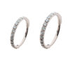 Earrings With CNC Set Clear Zirconia -Titanium - Image 4
