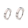 Earring with Design 2.5mm Thick -Titanium - Image 4