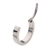 Earring with Design 2.5mm Thick -Titanium - Image 3